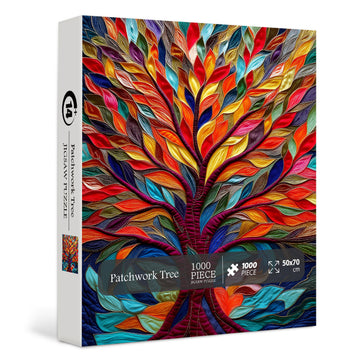 Patchwork -Baum -Puzzle 1000 Stücke